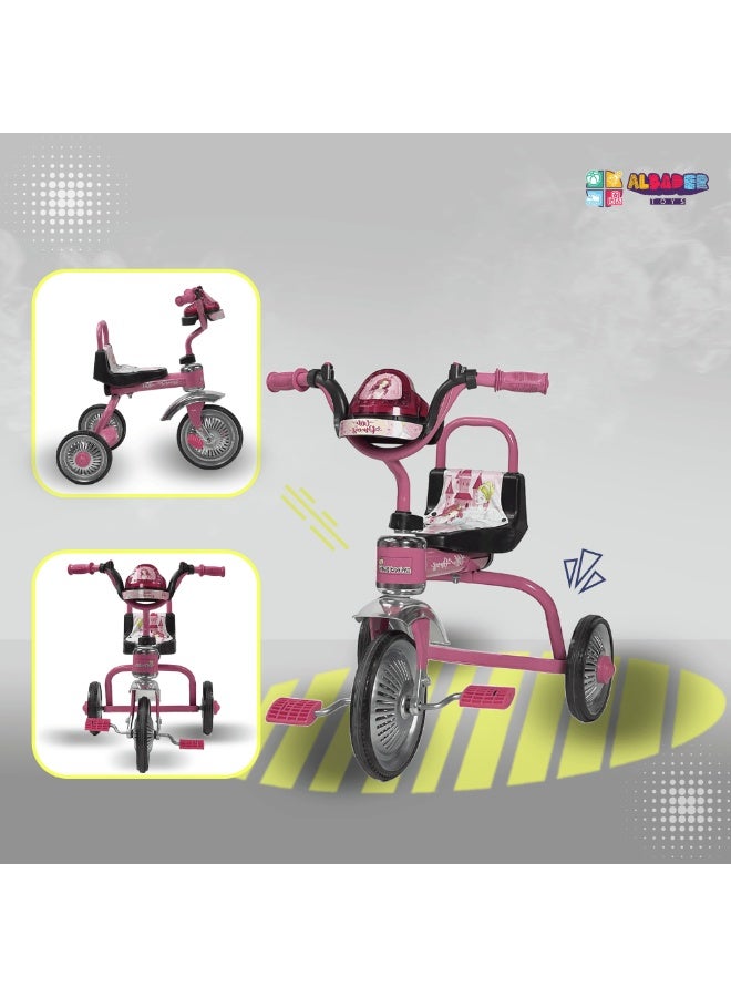 AL BADER Three Wheel Tricycle For Toddlers With 2 Seats With Music And Lights - Image 3